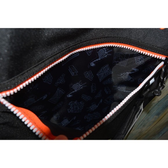 Fortnite Kids 18" Backpack - Black Orange New - Picture 9 of 11